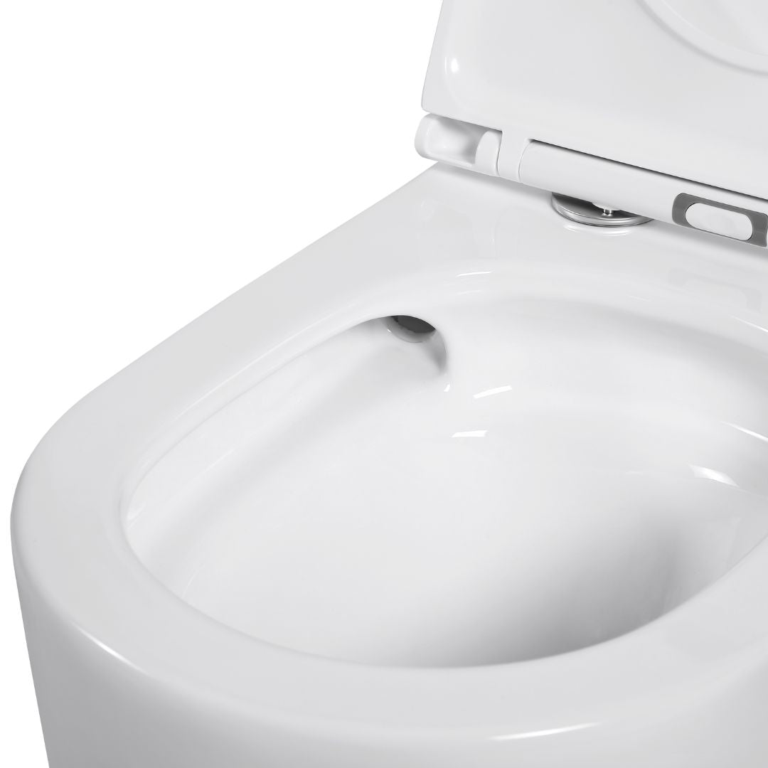 Torrent Rimless Toilet Suite in Gloss White