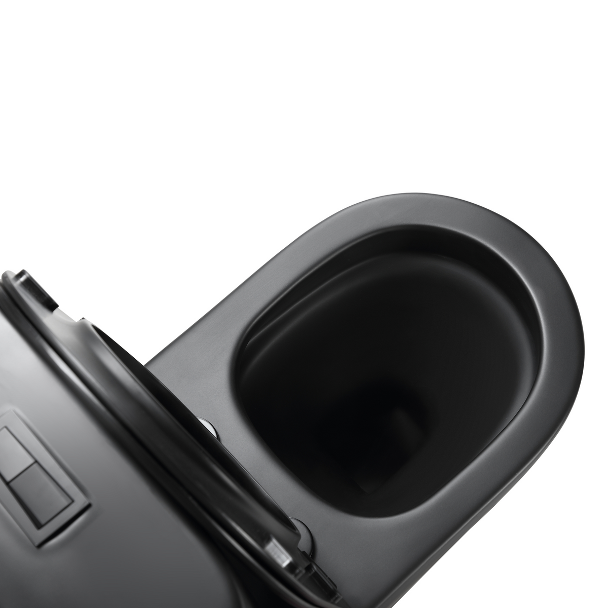 Snubby Back-to-Wall Toilet Suite in Matte Black