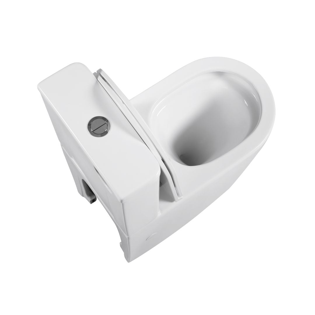 Torrent Rimless Toilet Suite in Gloss White