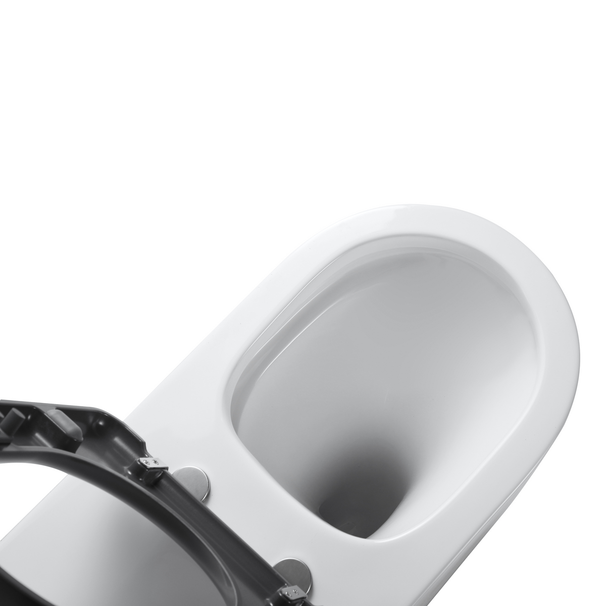 Ultra Access Back-to-Wall Rimless Flushing Accessible Toilet in Gloss White