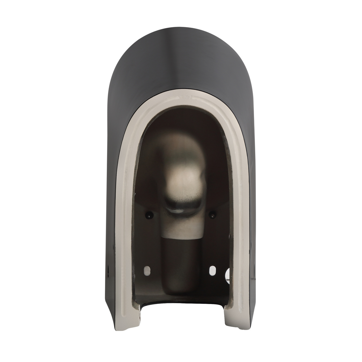 Snubby Back-to-Wall Toilet Suite in Matte Black