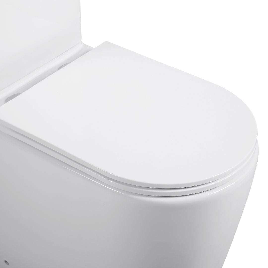 Torrent Rimless Toilet Suite in Gloss White
