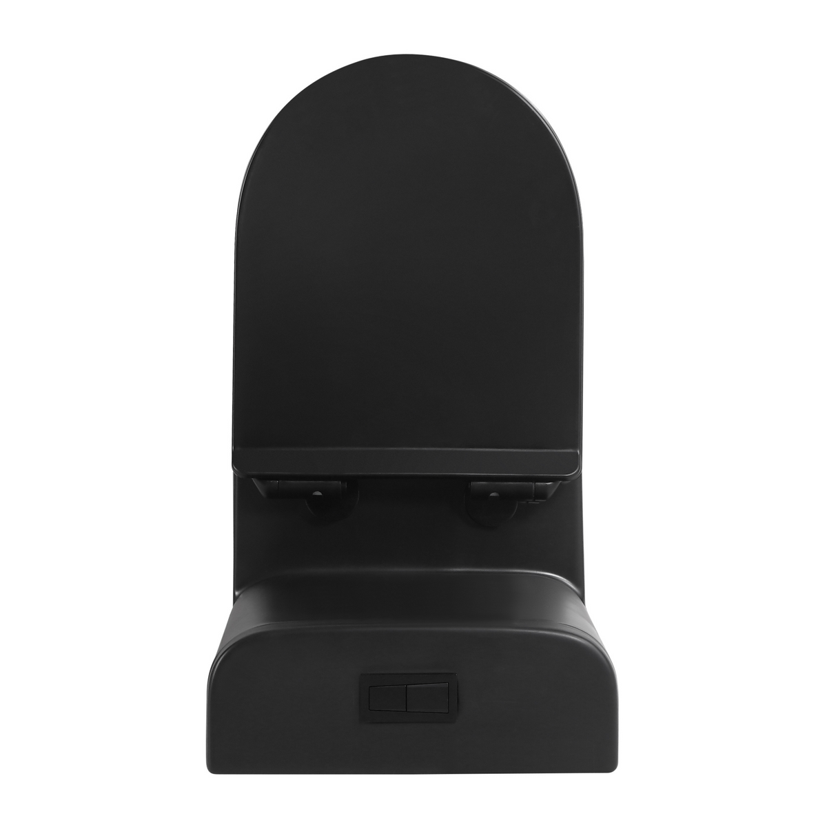 Snubby Back-to-Wall Toilet Suite in Matte Black