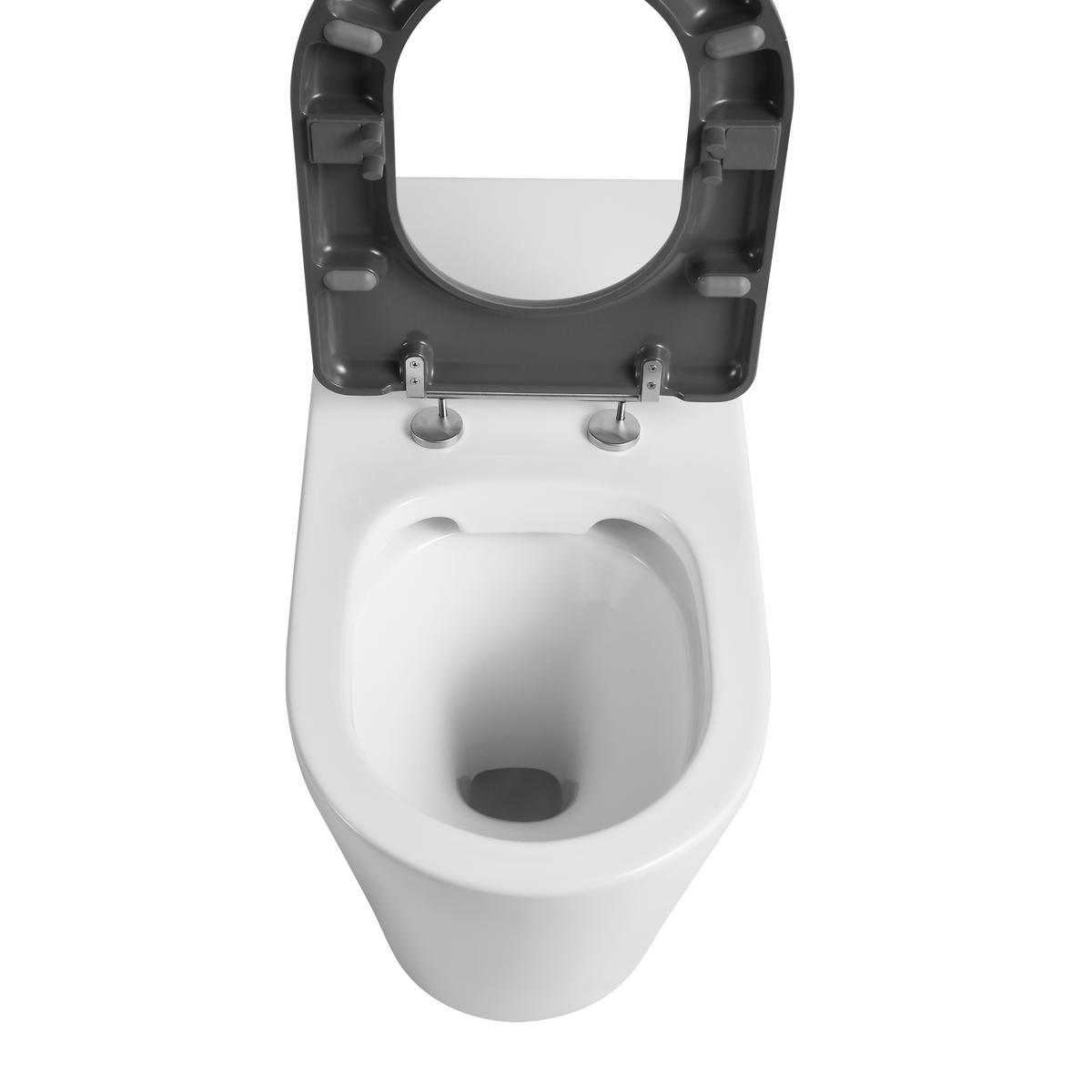 Ultra Access Rimless Floor Mounted Pan with Niche In-Wall Cistern and Push Plate