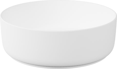 Ceramica Round Basin 360x120mm Matte White