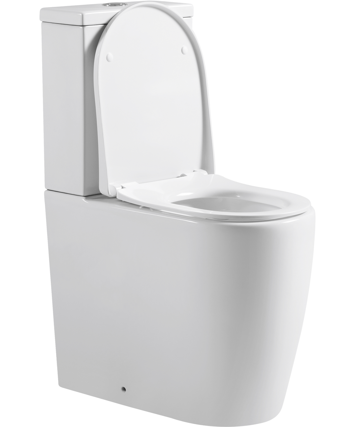 EDDY Rimless Toilet Suite in Gloss White