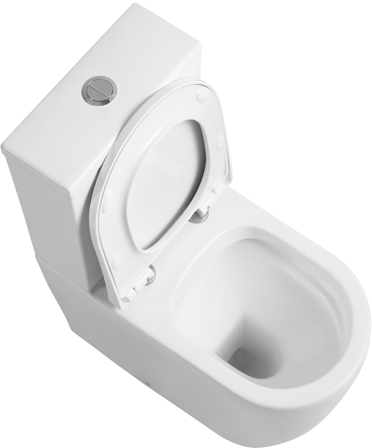 EDDY Rimless Toilet Suite in Gloss White