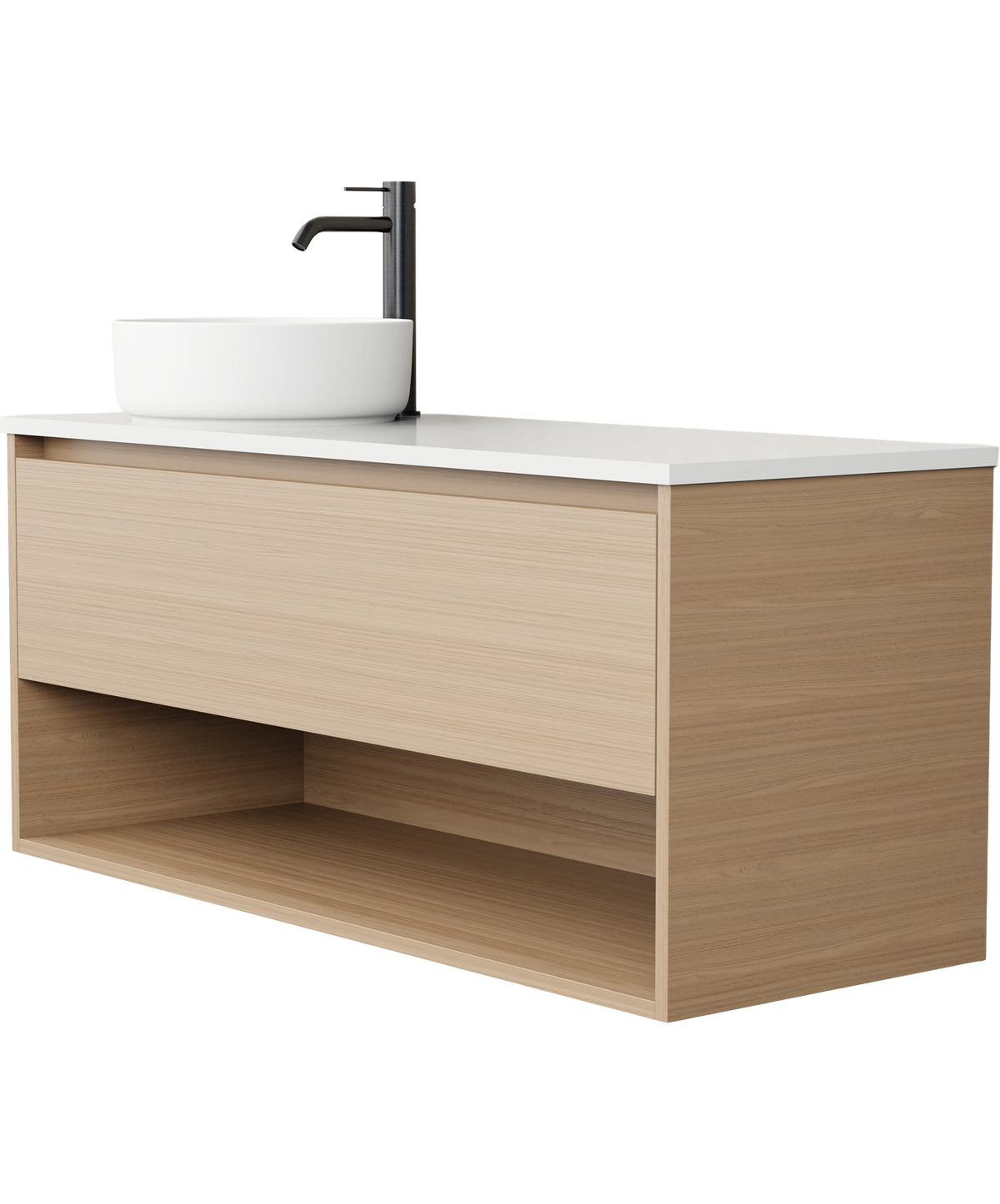 Flux - 1200mm - Left Offset Basin