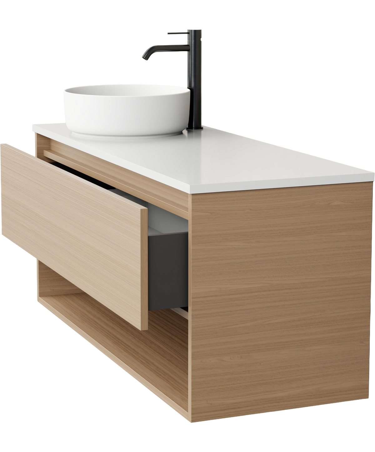 Flux - 1200mm - Left Offset Basin