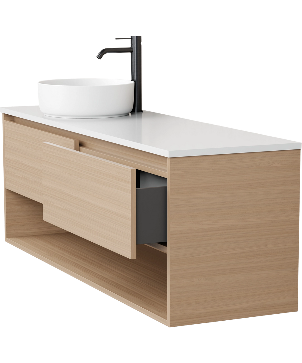 Flux Vanity 1500mm | Left Offset Basin | Propel Bathrooms – Propel ...