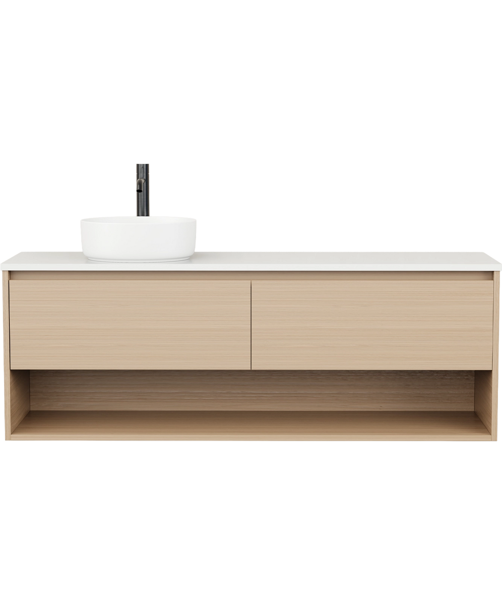 Flux Vanity 1500mm | Left Offset Basin | Propel Bathrooms – Propel ...