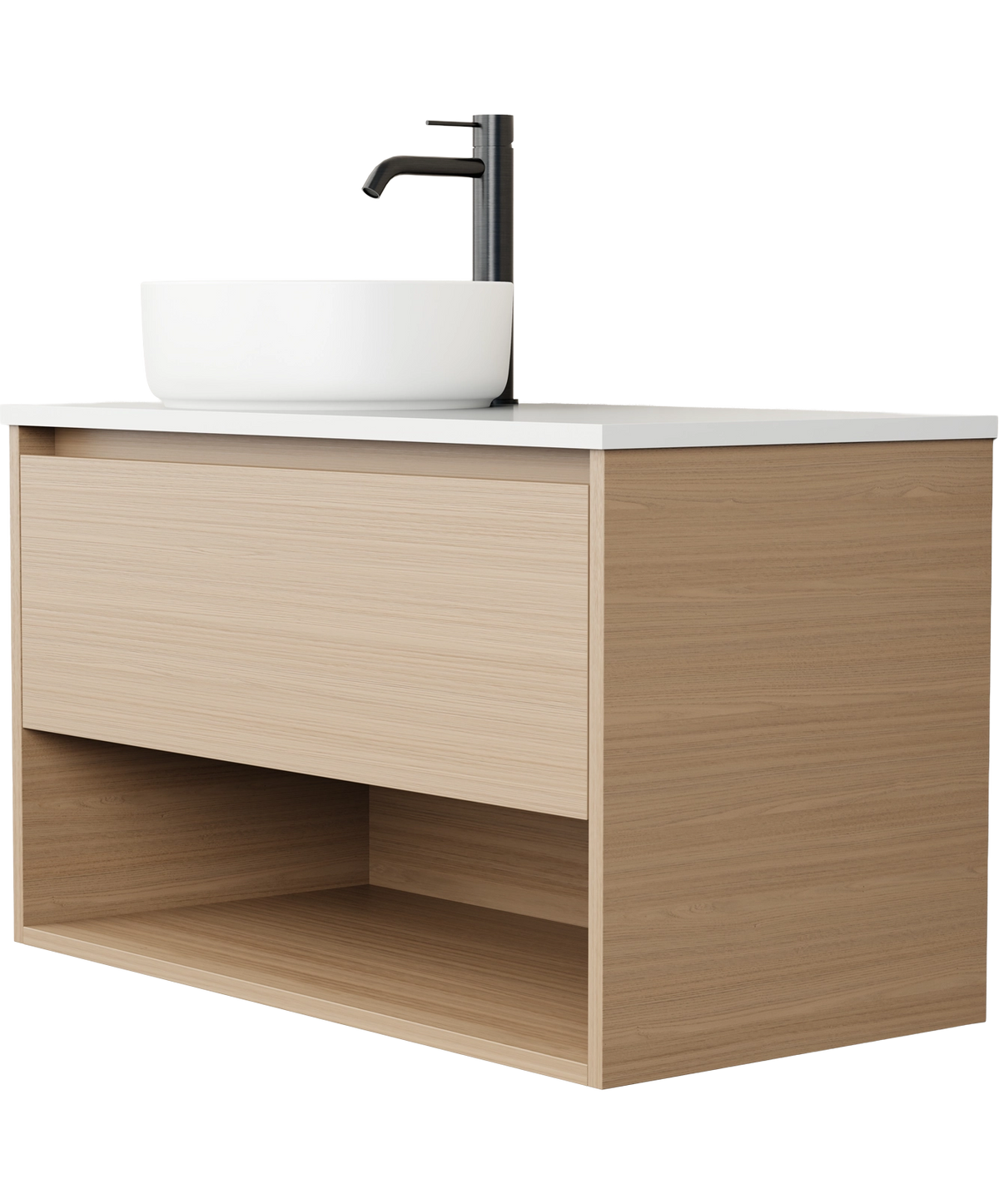 Flux - 900mm - Left Offset Basin