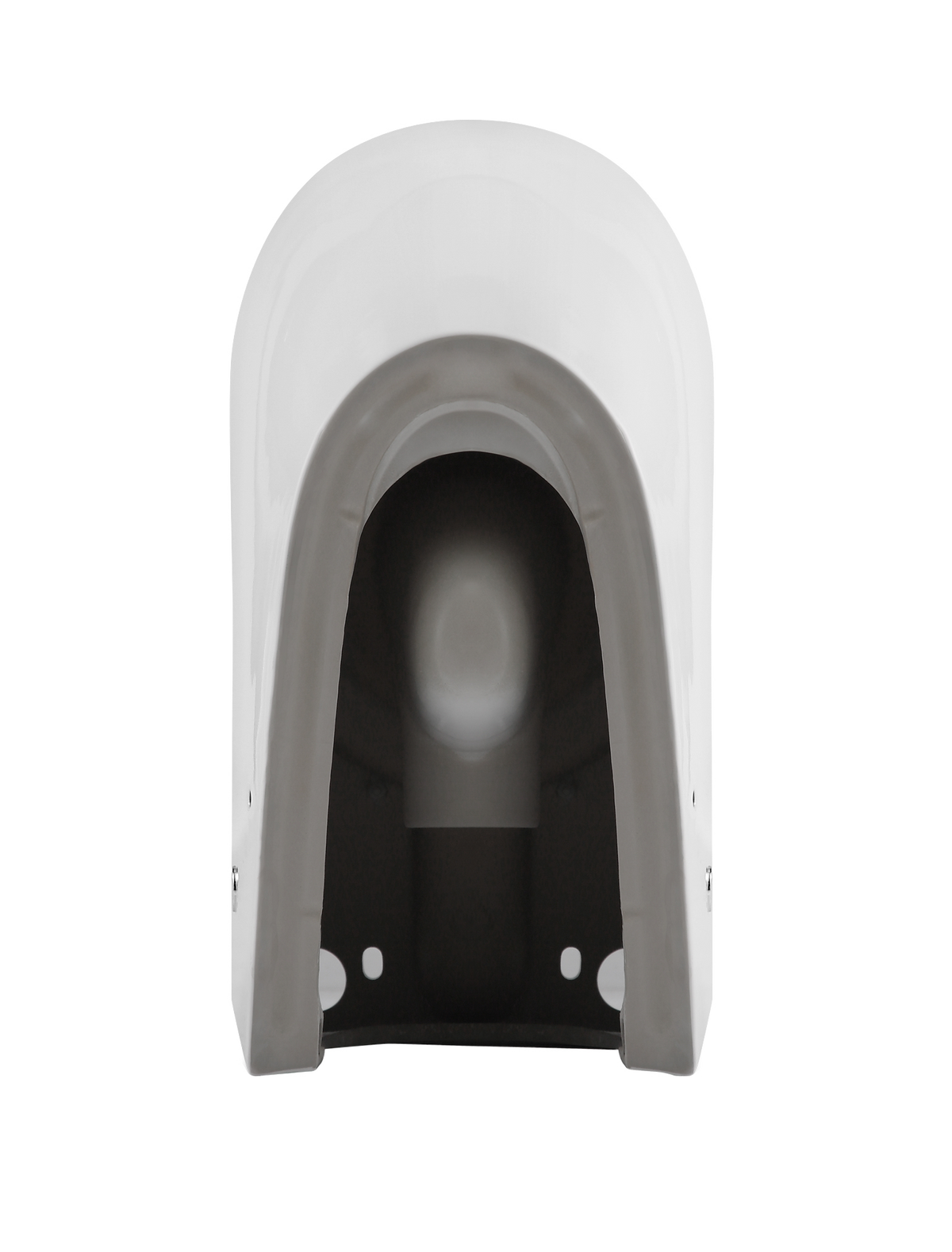Hurricane Zero Rim Back-to-Wall Toilet Suite in Gloss White