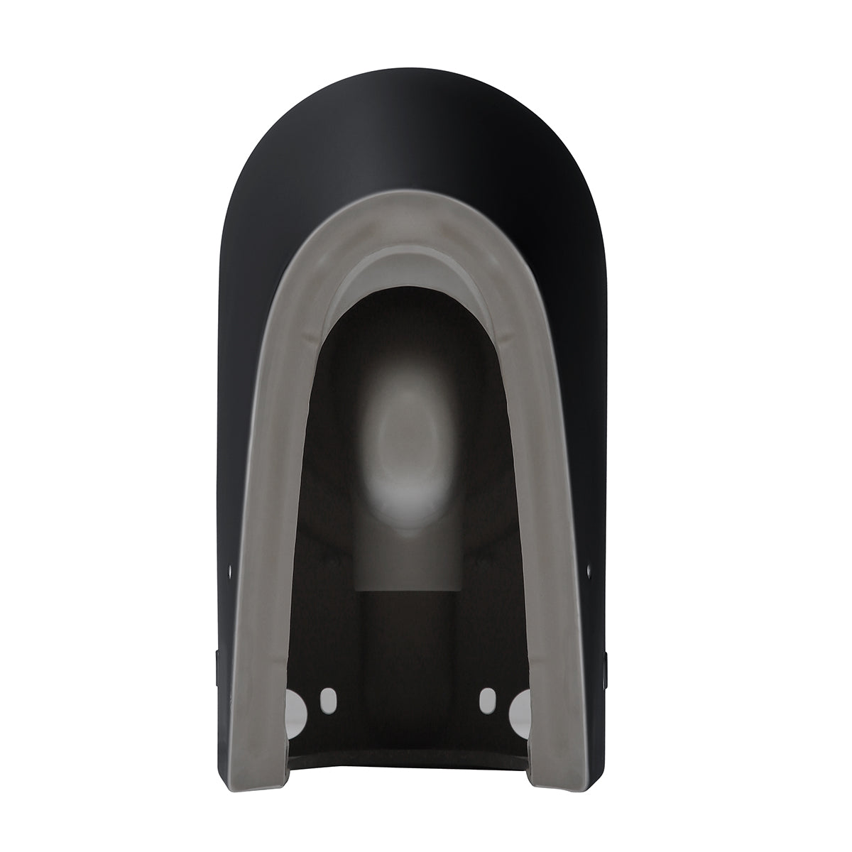 Hurricane Zero Rim Back-to-Wall Toilet Suite in Matte Black