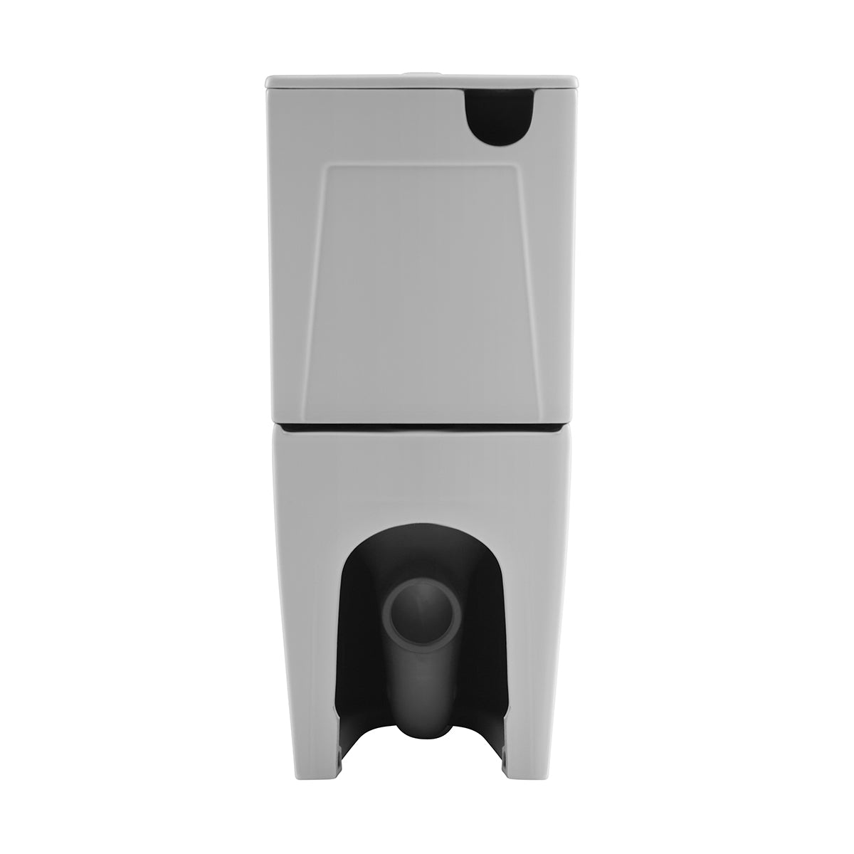 Hurricane Zero Rim Back-to-Wall Toilet Suite in Matte White