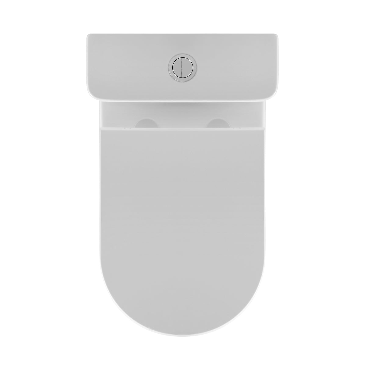 Hurricane Zero Rim Back-to-Wall Toilet Suite in Matte White