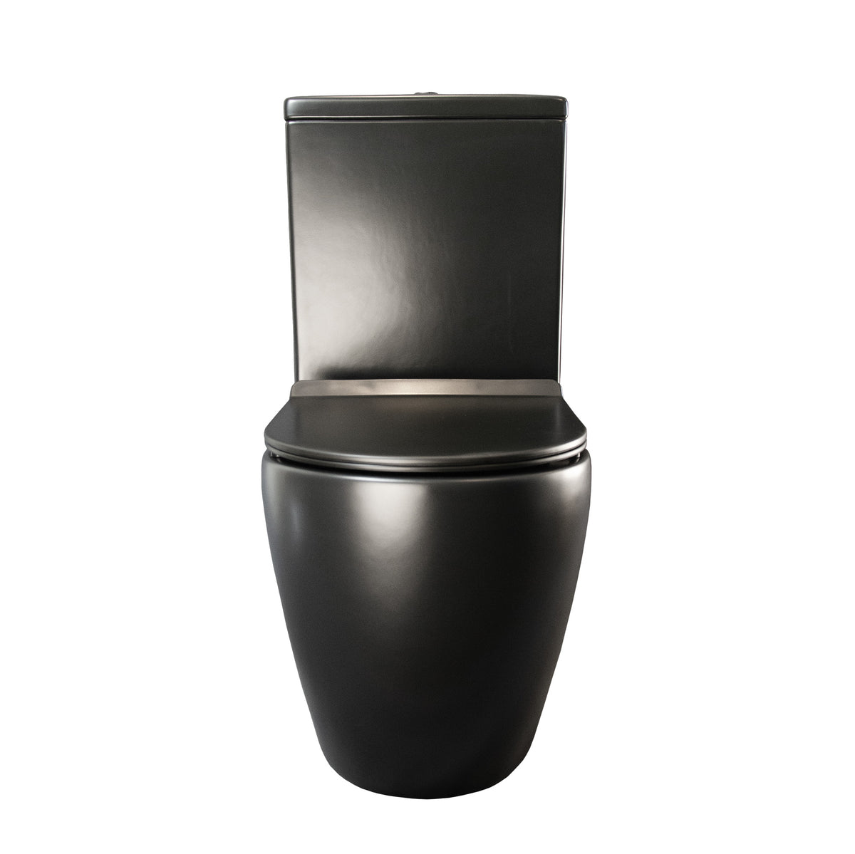 Hurricane Back-to-Wall Toilet Suite in Matte Black