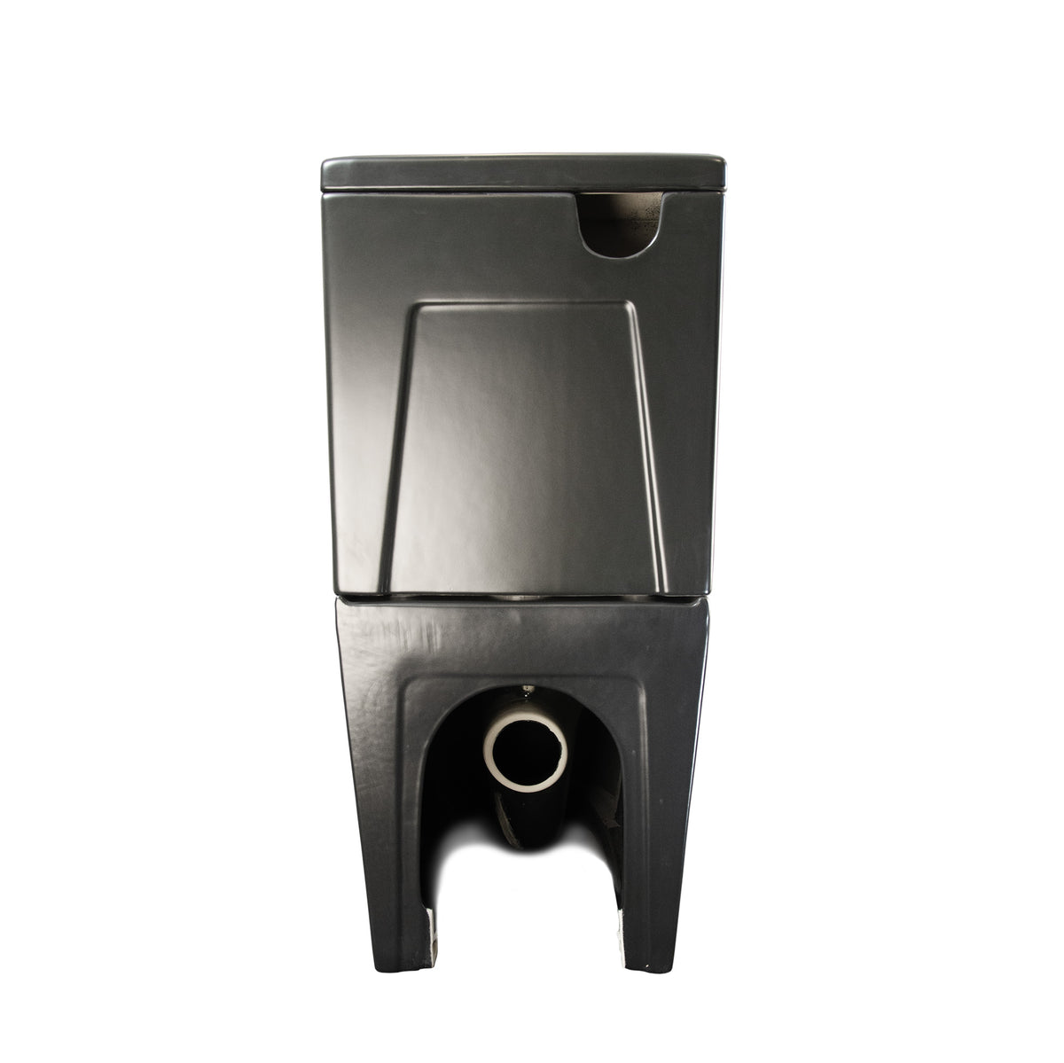 Hurricane Back-to-Wall Toilet Suite in Matte Black