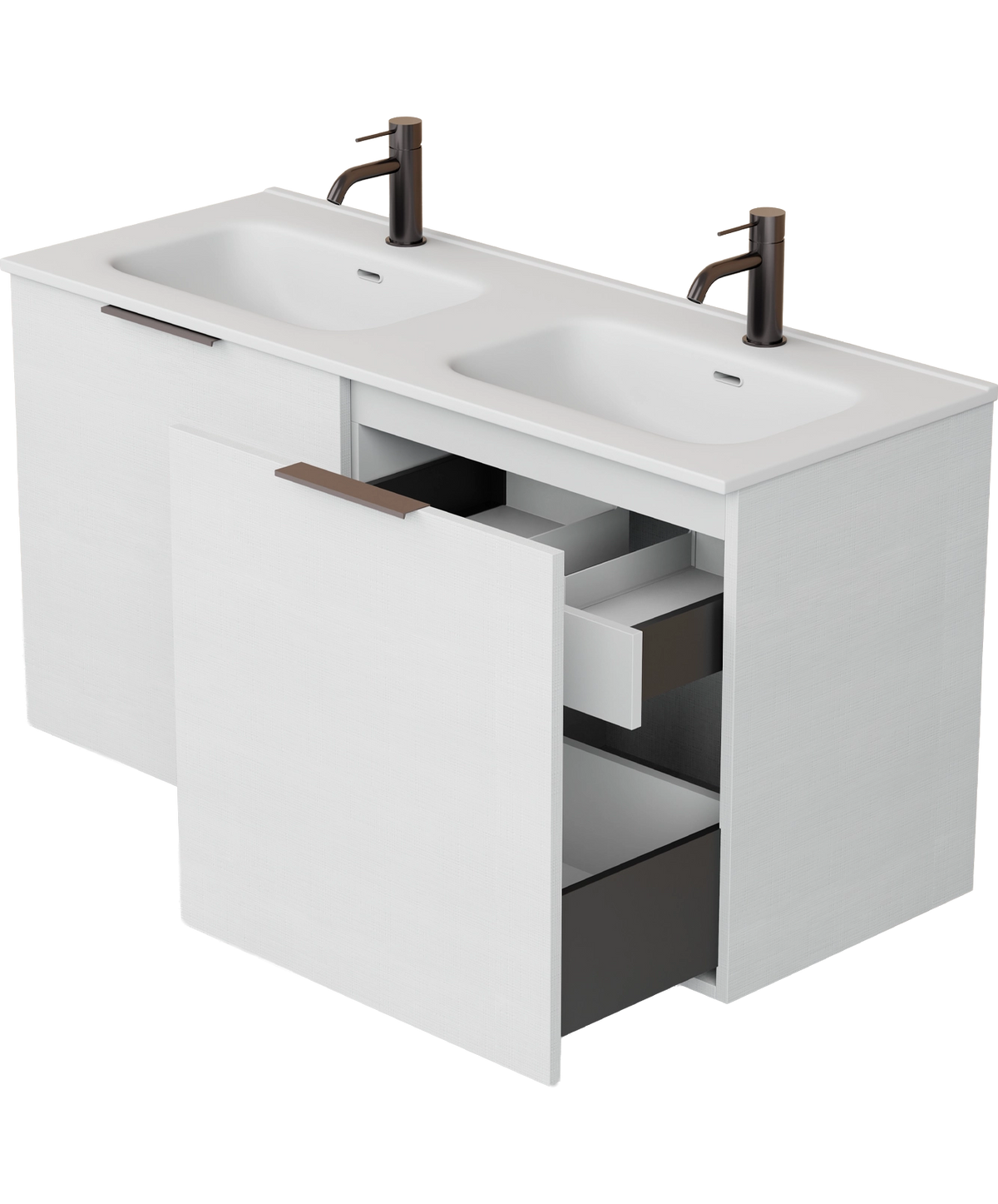 Kylo - 1200mm - Double Integrated Basin