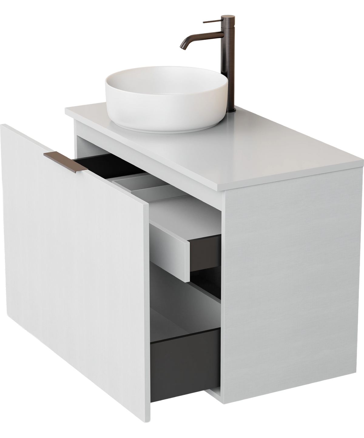 Kylo - 900mm - Left Offset Basin