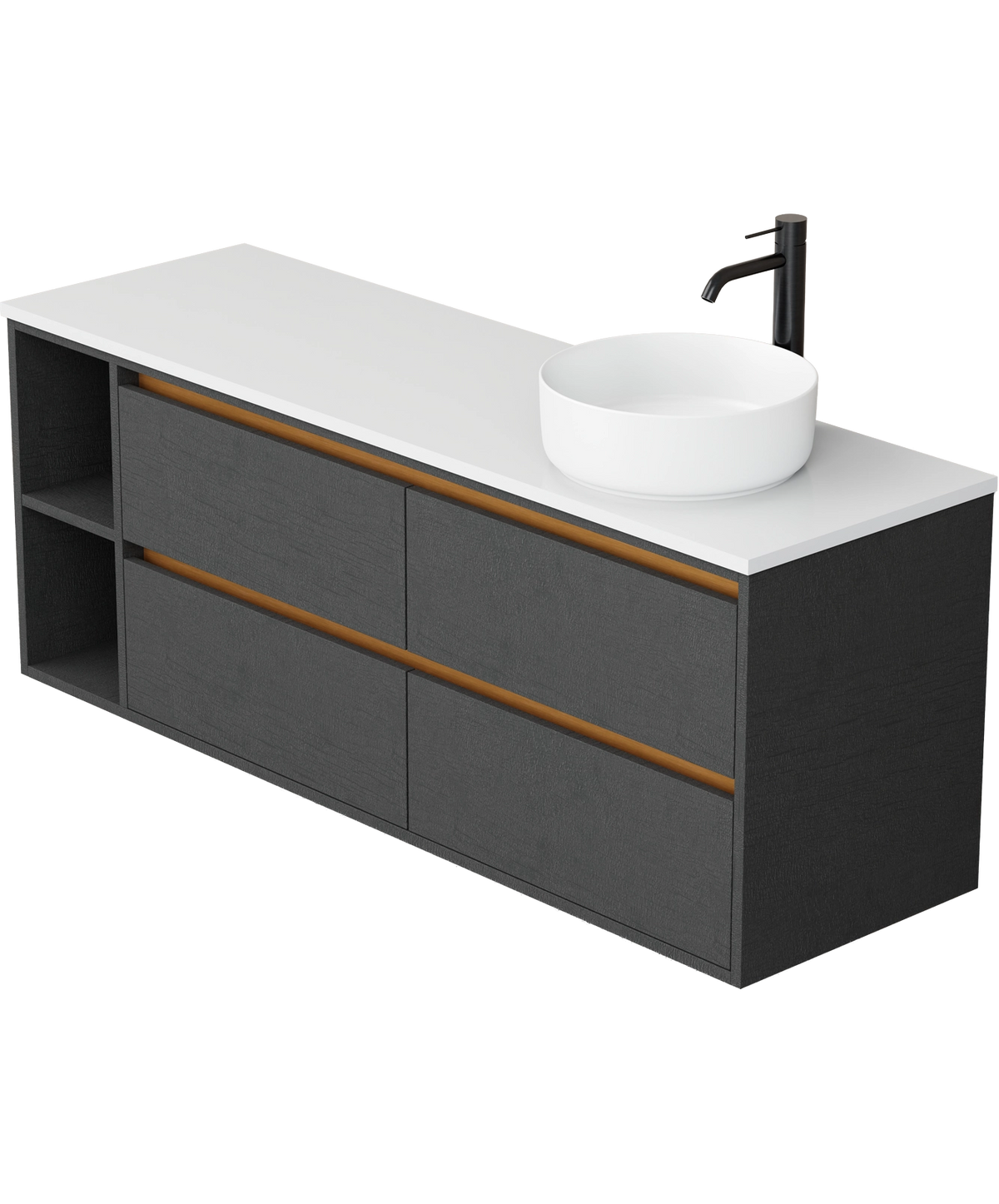 Lume - 1500mm - Right Offset Basin