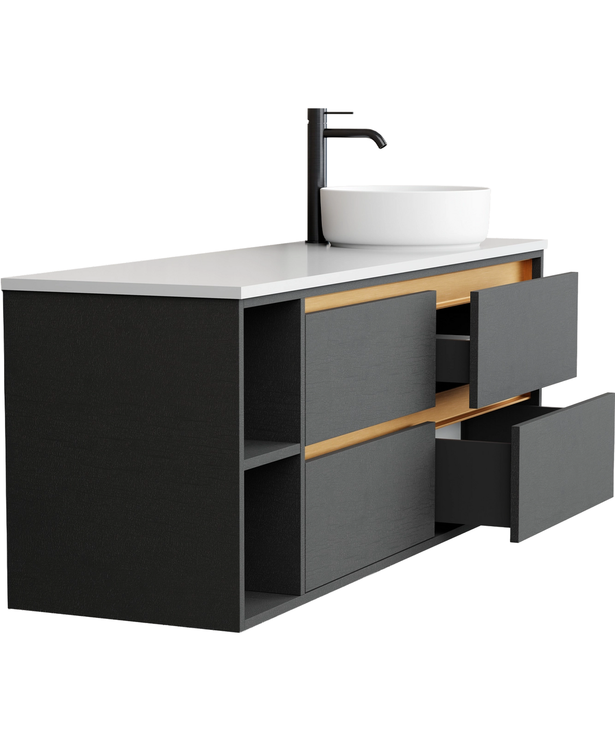 Lume - 1500mm - Right Offset Basin
