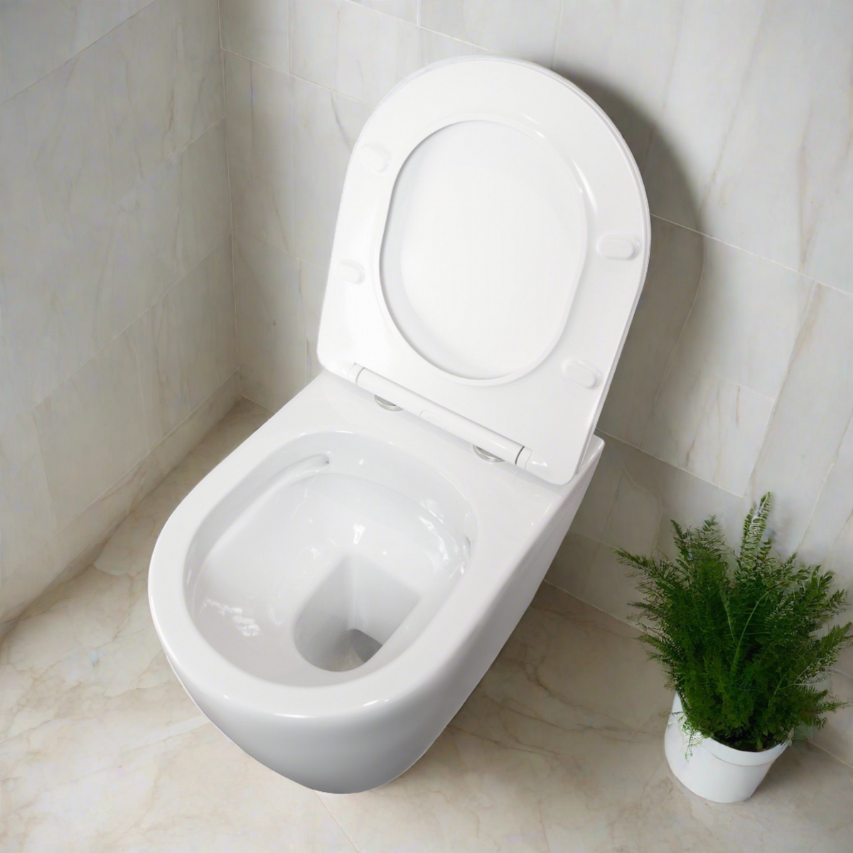 Niche Floor Standing Pan in Gloss White