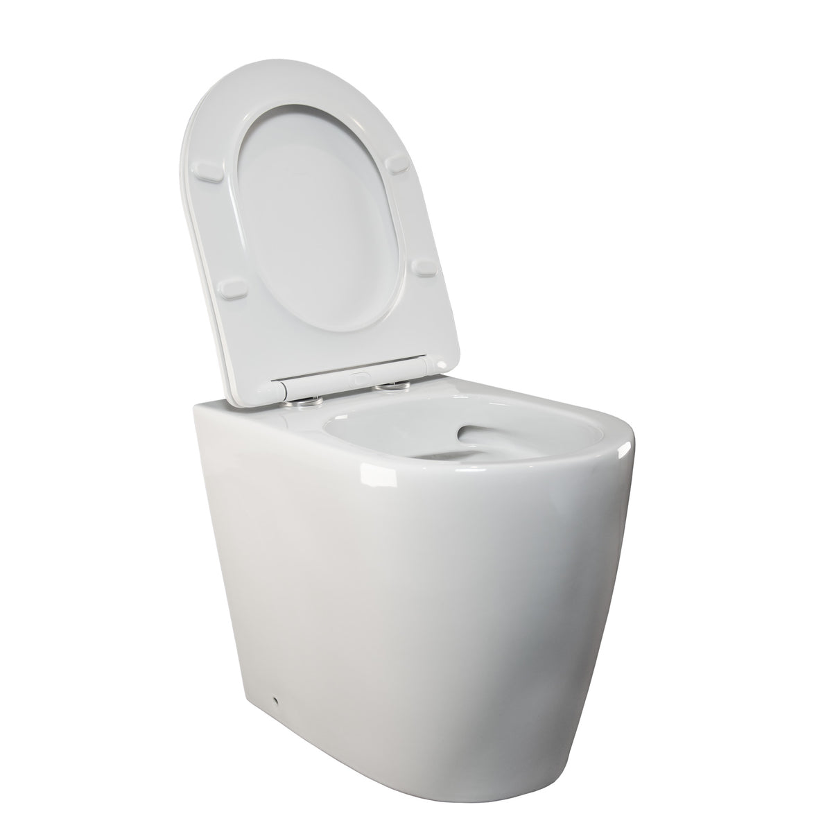Niche Floor Standing Full Kit with Round Matte Black Push Plate