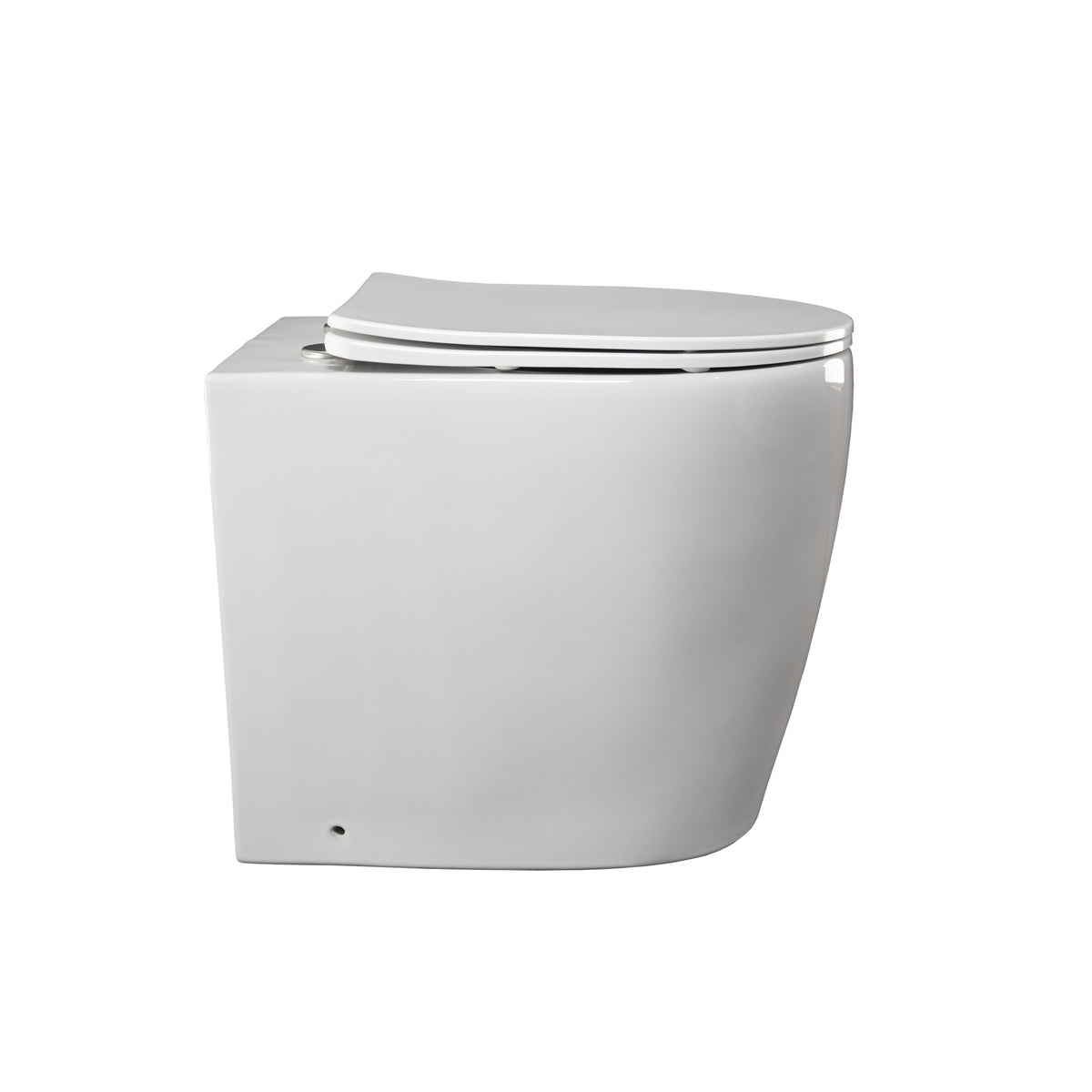 Niche Floor Standing Full Kit with Round Brushed Gold Push Plate