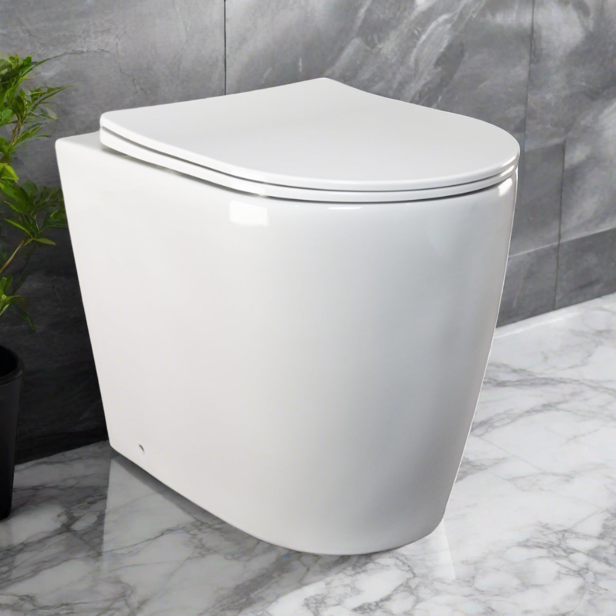 Niche Floor Standing Full Kit with Square Gunmetal Push Plate