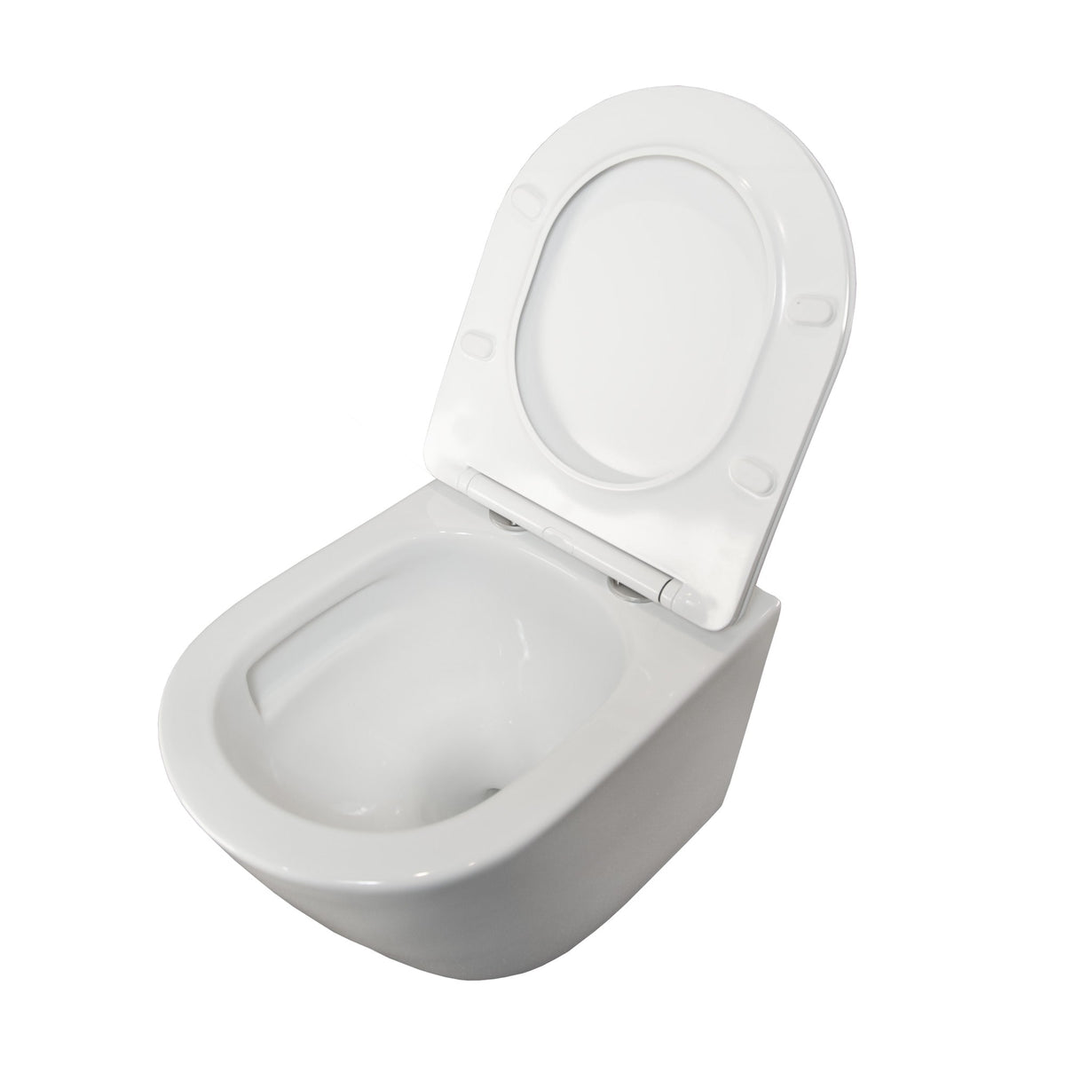 Niche Wall Hung Full Kit with Round Matte White Push Plate