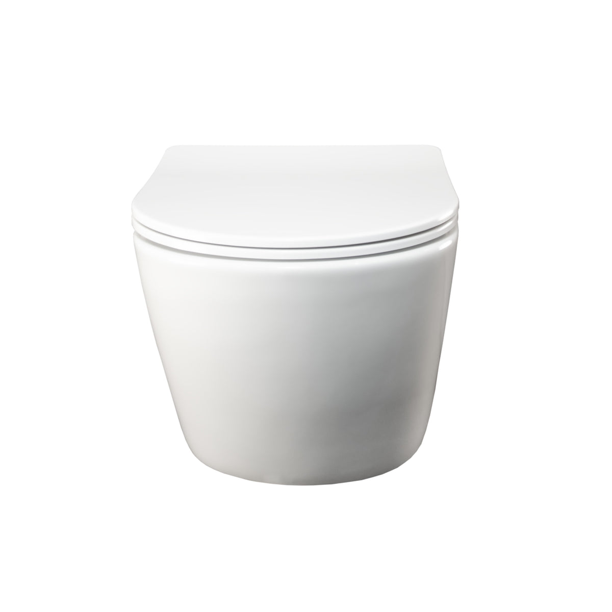 Niche Wall Hung Pan in Gloss White