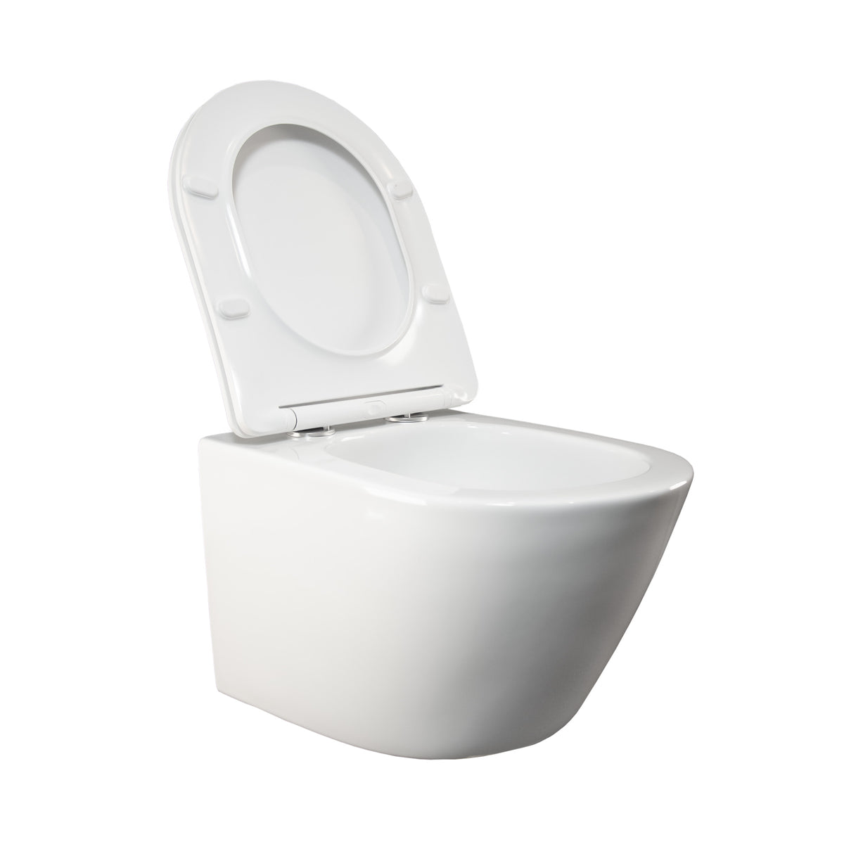 Niche Wall Hung Pan in Gloss White
