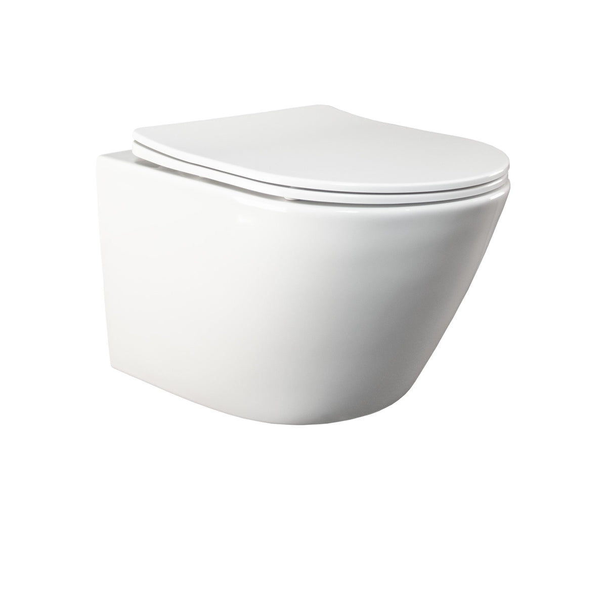 Niche Wall Hung Full Kit with Round Matte White Push Plate