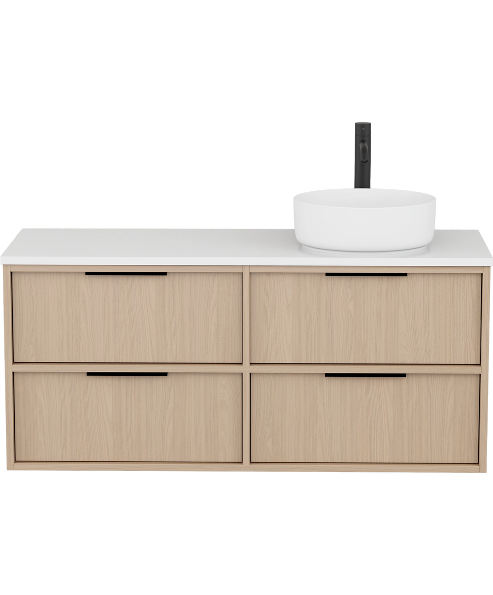 Offset Vanity Basin Nara Vanity 1200mm | Right Offset Basin | Propel Bathrooms – Propel ...