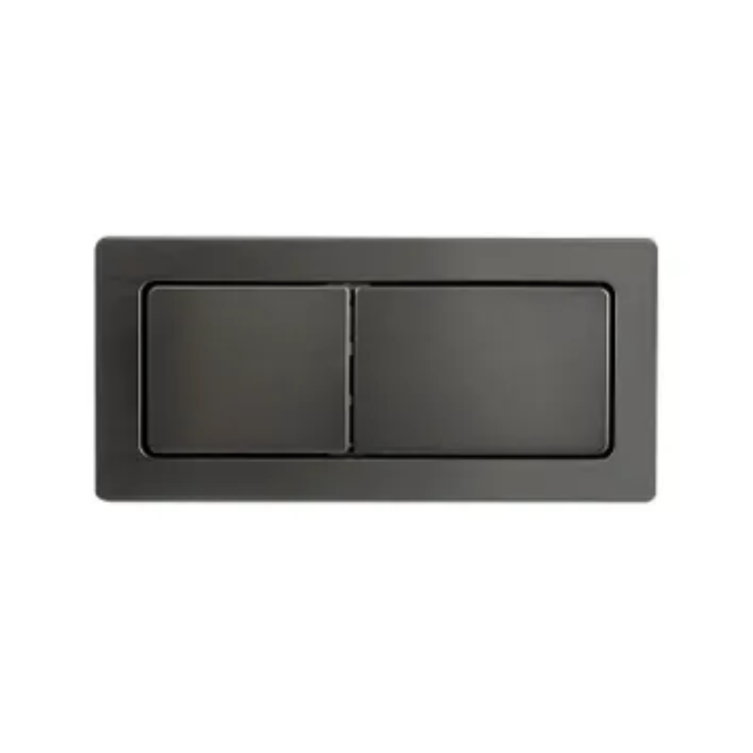 Square Push Button in Gunmetal