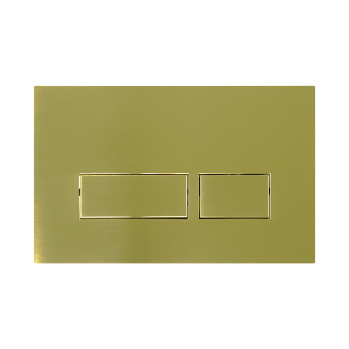 Niche Wall Hung Full Kit with Square Brushed Gold Push Plate