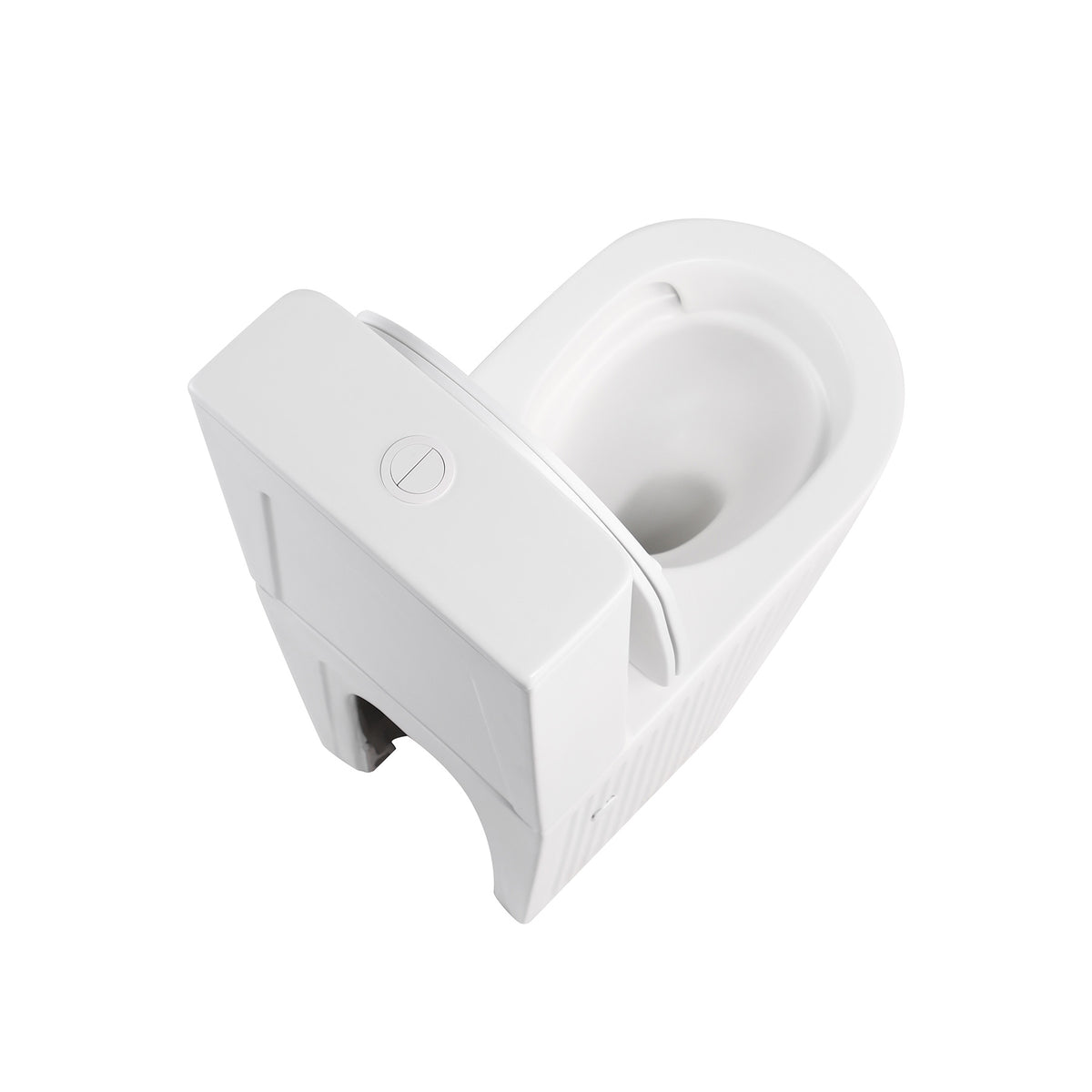 Scanalato Zero Rim Fluted Toilet in Matte White