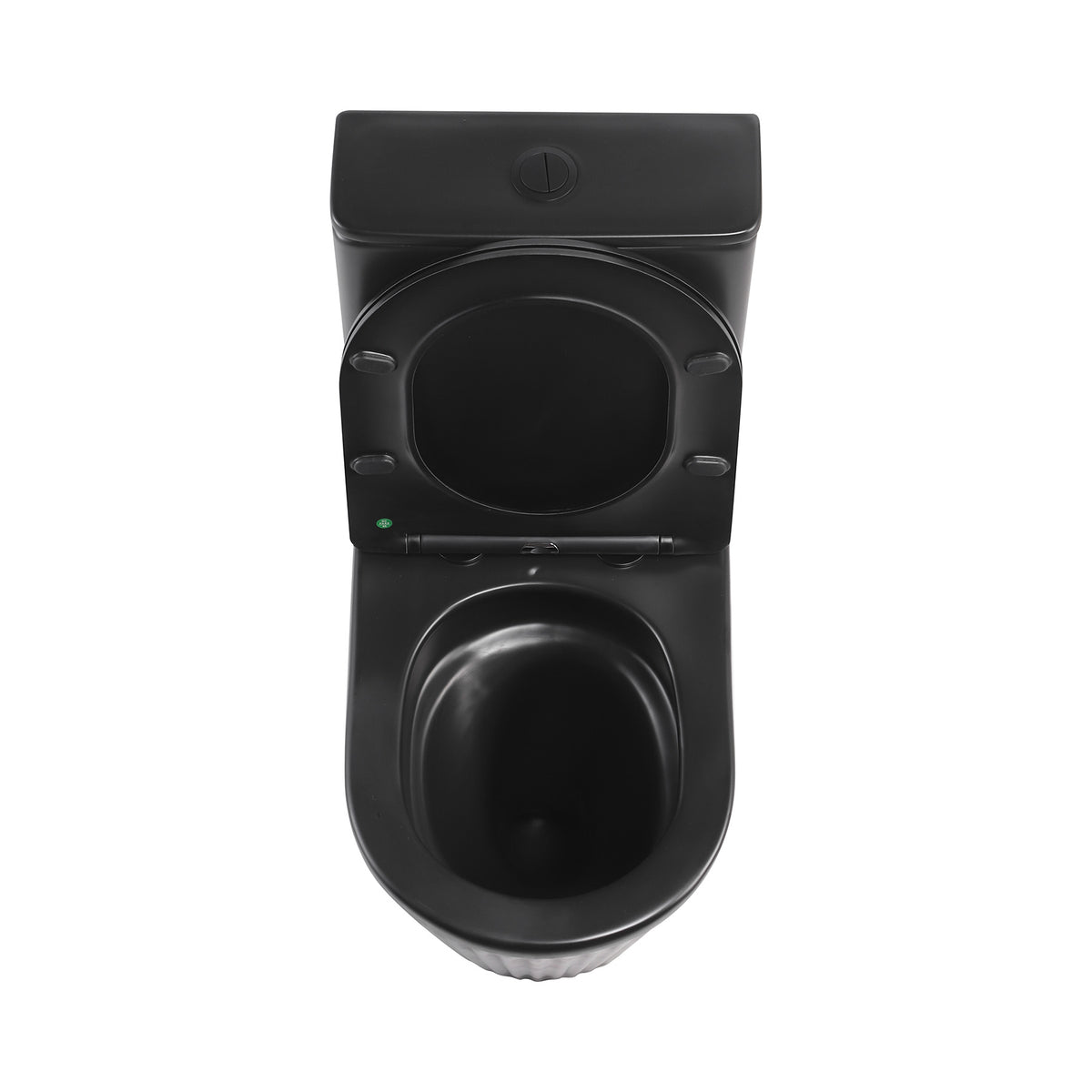 Scanalato Zero Rim Fluted Toilet in Matte Black