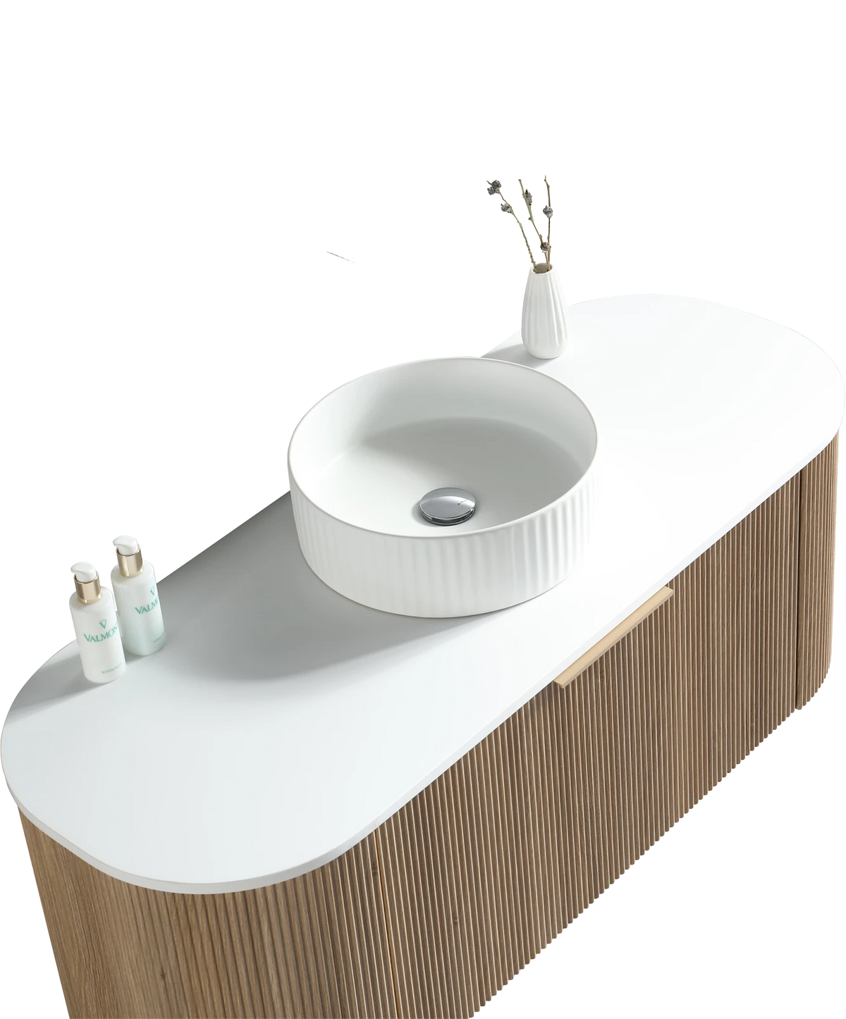 Scanalato Vanity - 1200mm - Light Oak