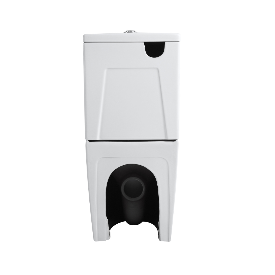 Hurricane Back-to-Wall Toilet Suite in Gloss White