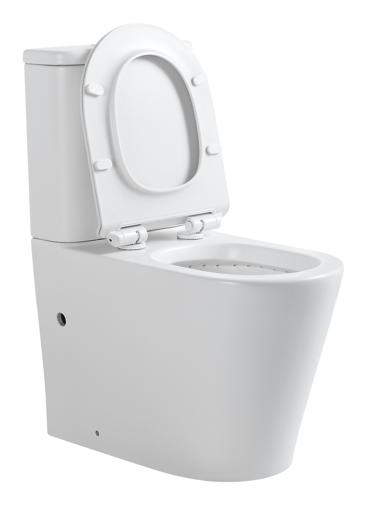 Tornado V.2 Back-to-Wall Toilet Suite in Matte White