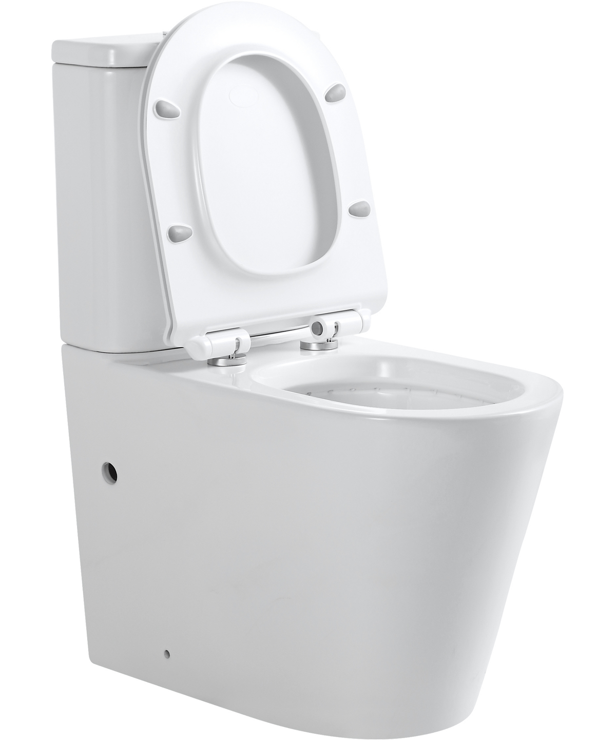Tornado V2 Back-to-Wall Toilet Suite in Gloss White