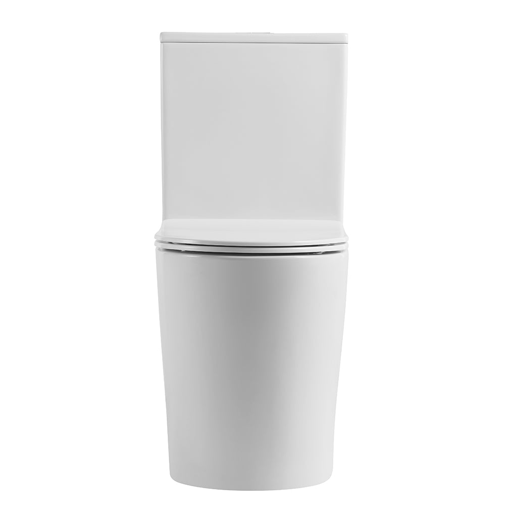 TradeZero All-In-One Full Kit Toilet Suite in Gloss White