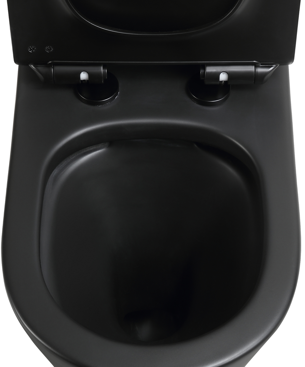 Snubby Back-to-Wall Toilet Suite in Matte Black