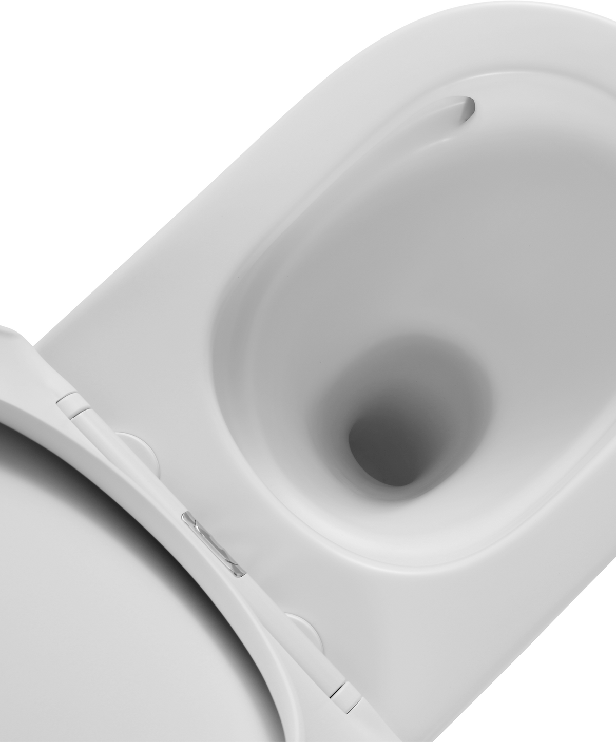 Tornado Zero Rim Back-to-Wall Toilet Suite in Matte White