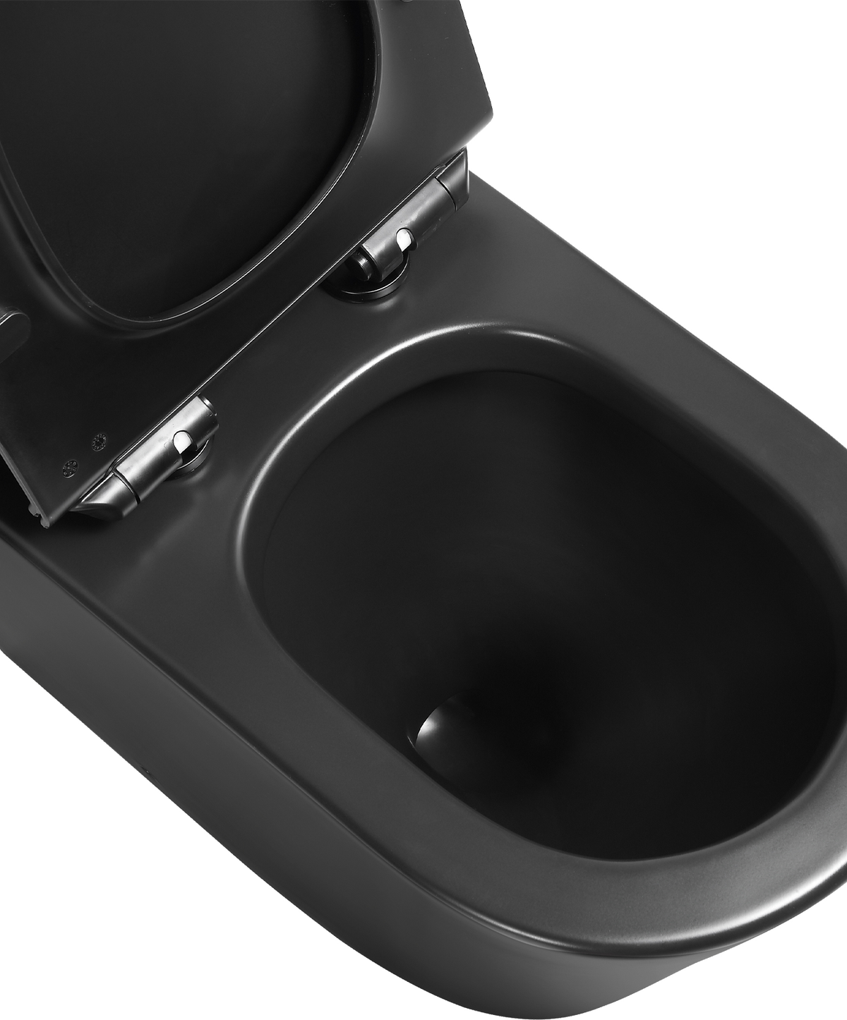 Tornado V2 Back-to-Wall Toilet Suite in Matte Black