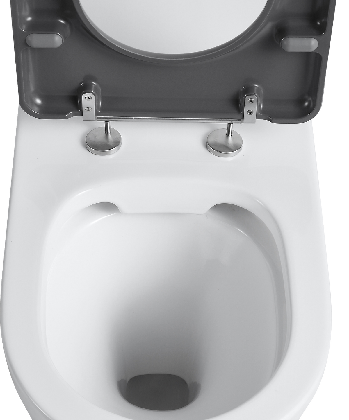 Ultra Access Rimless Floor Mounted Pan with Niche In-Wall Cistern and Push Plate