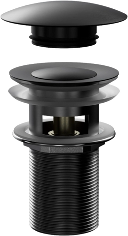 Ceramica Basin Waste With Over Flow 32mm Gun Metal