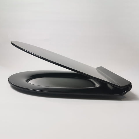 Slim Seat Cover- Toilet Seat - Gloss Black